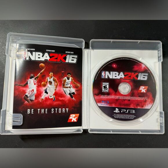 NBA 2K16 (Sony PlayStation 3, 2015) Anthony Davis Cover PS3 Complete CIB - Picture 2 of 3